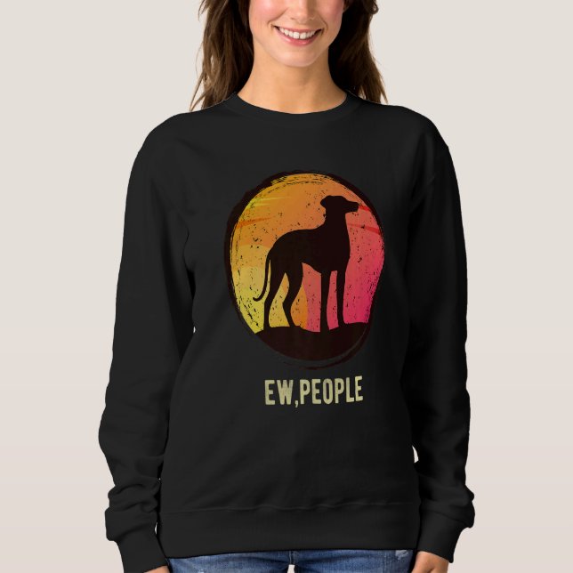 Sweatshirt Rhodesian Ridgeback Chien Retro 5 (Devant)