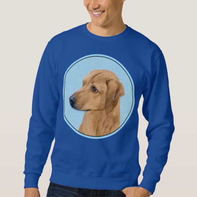 Sweatshirt Rhodesian Ridgeback Painting - Original Dog Art (Devant)