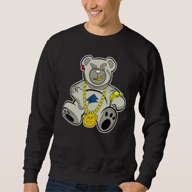Sweatshirt Rich Bear Orewood Brown 95s Matching (Devant)