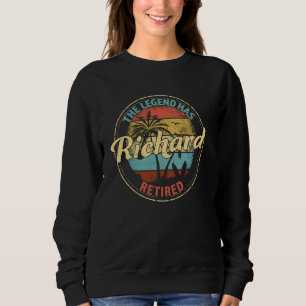Sweatshirt Richard Legend A Retraité Une Retraite Personnalis