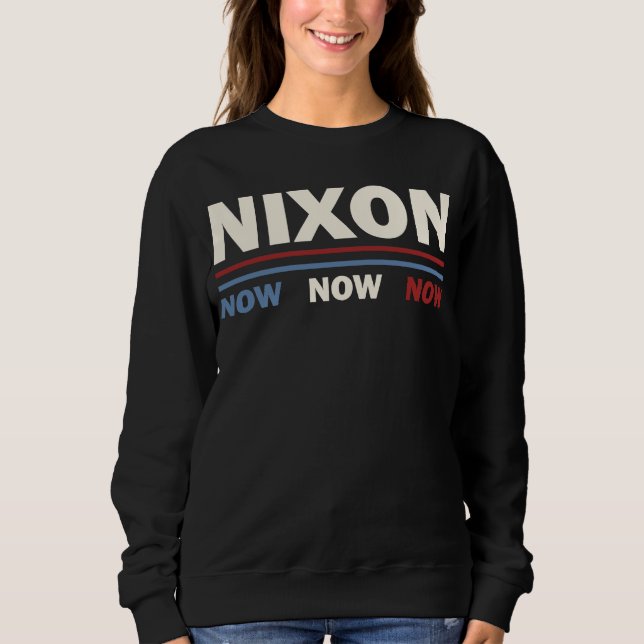 SWEATSHIRT RICHARD NIXON AGNEW NIXON CAMPAGNE ÉLECTORALE 1972 (Devant)