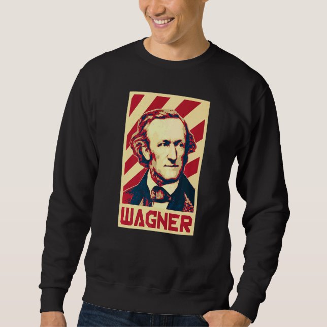 Sweatshirt Richard Wagner compositeur de musique classique Re (Devant)