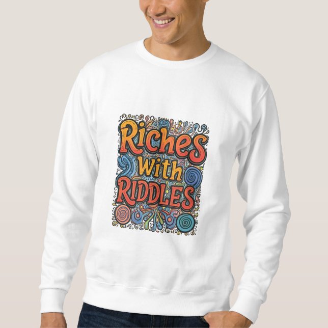 Sweatshirt Riches avec des dorsales (Devant)