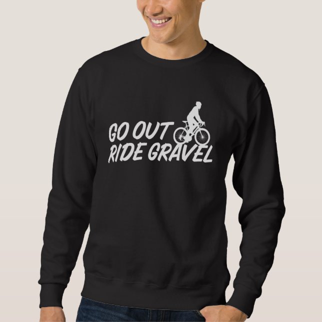 Sweatshirt Ride Gravel Cyclisme Vélo (Devant)