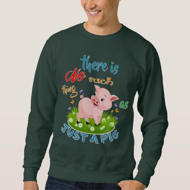 Sweatshirt Rien de tel qu'un porc (Devant)