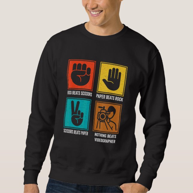 Sweatshirt Rien ne bat Vidéographe Cool Cameraman Cinemato (Devant)