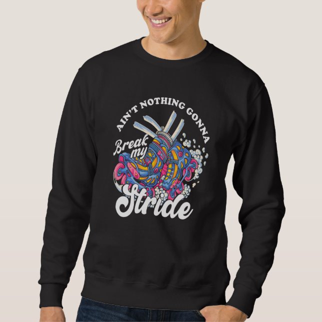 Sweatshirt Rien ne va casser mes Rollerblades de bande (Devant)