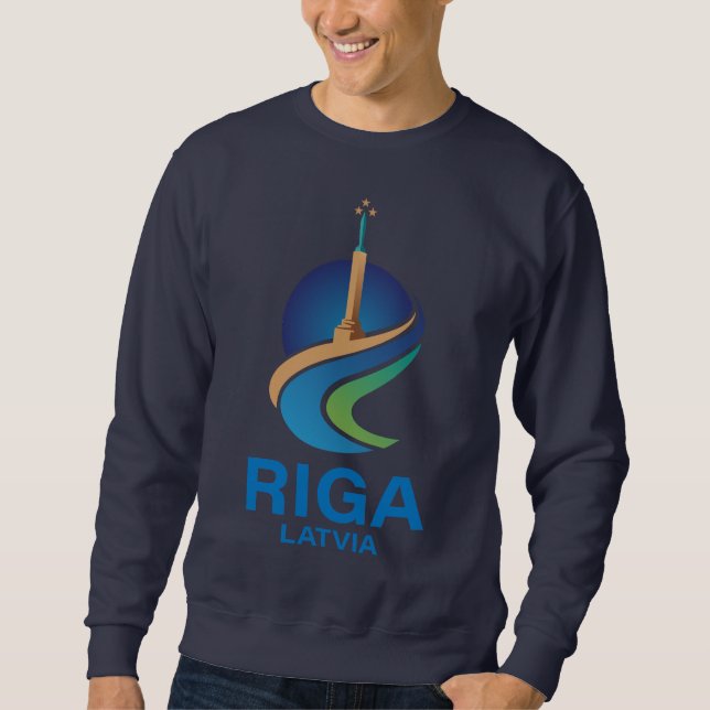 Sweatshirt Riga Lettonie (Devant)