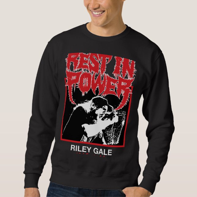 Sweatshirt Riley Gale Power Trip RIP Classic DMN T-Shirt (Devant)