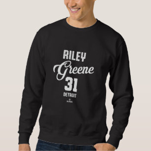 Sweatshirt Riley Greene 31 Détroit Baseball Vintage MLBPA