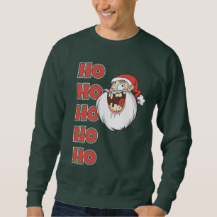 Sweatshirt Rire fou du père noël