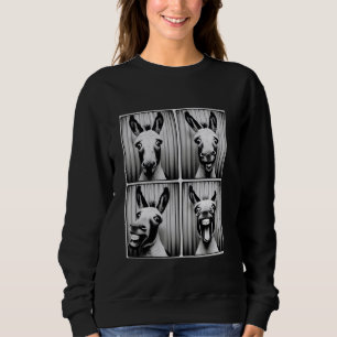 Sweatshirt Rire L'Âne Visage Une Ferme Excentrique Drôle L'Ag
