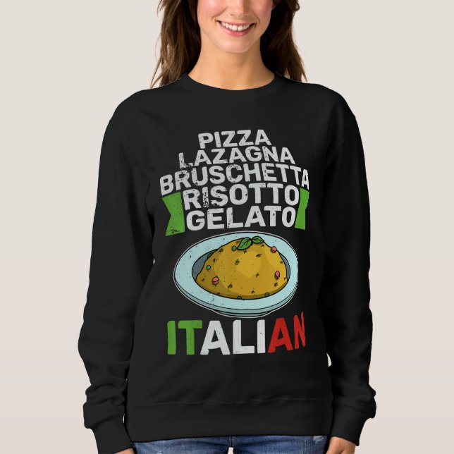 Sweatshirt Risotto Italy Cuisine Holidays 1 (Devant)