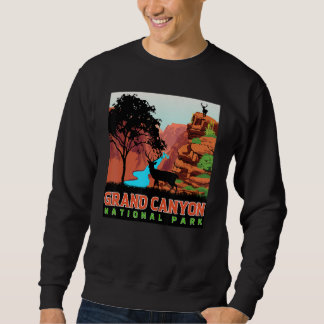 Sweatshirt Rivière Colorado Dans Grand Canyon Parc National A