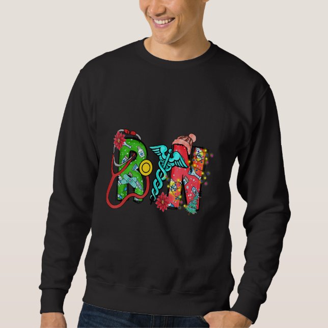 Sweatshirt RN Nurse Christmas Nursing Group Nurse Stethoscope (Devant)