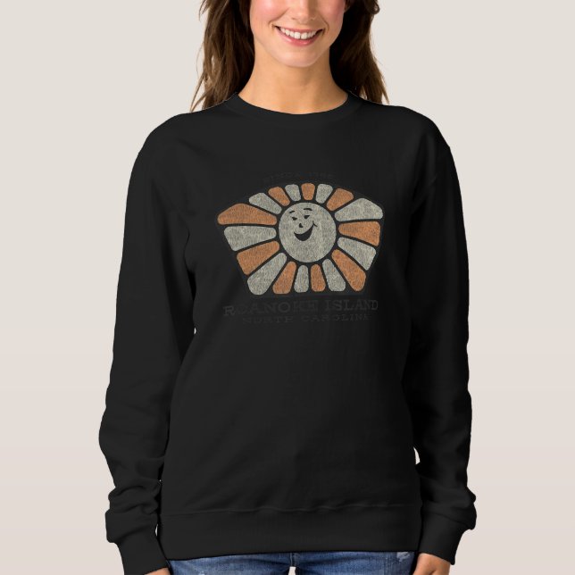 Sweatshirt Roanoke Island  NC Summertime Vacationing Smiling  (Devant)