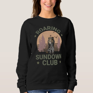 Sweatshirt Roaring Sundown Club Sabertooth Tiger