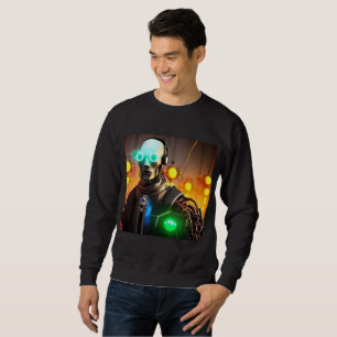 Sweatshirt Robot 2 sweat-shirt noir pour homme