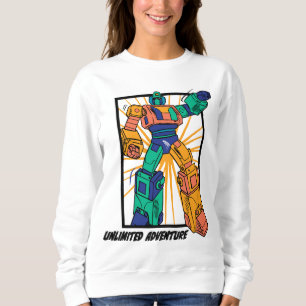 Sweatshirt Robot Guerrier Géant : Aventure Illimitée