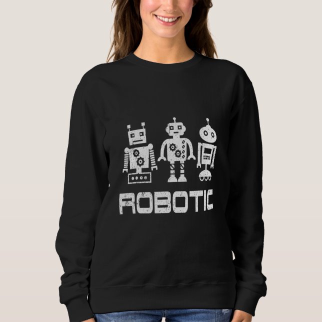 Sweatshirt Robot Ingénieur en robotique Technologie d'intelli (Devant)