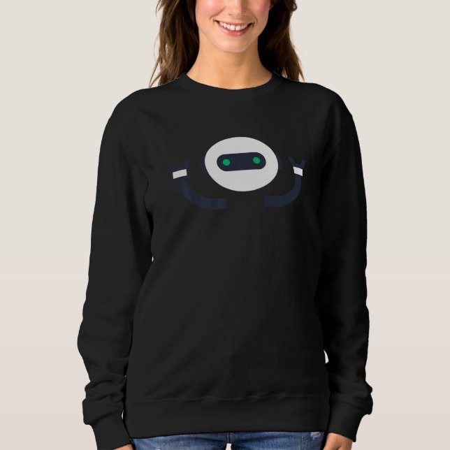 Sweatshirt Robot Robot Robotique Ingénieur en ingénierie (Devant)