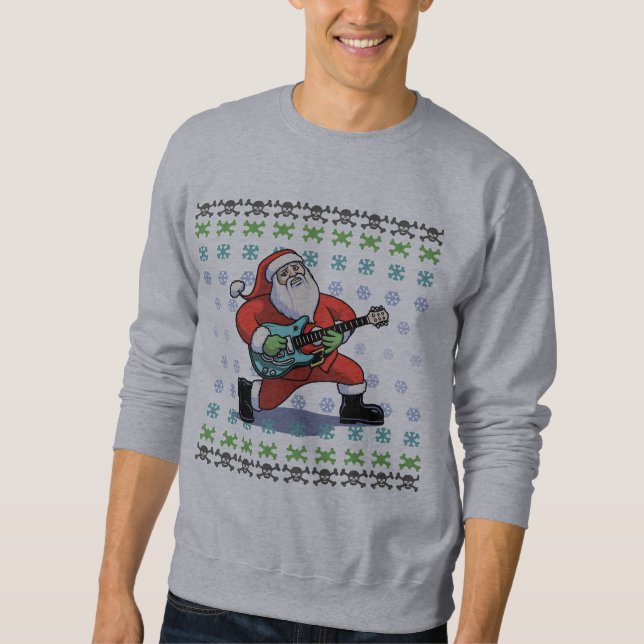 Sweatshirt Roche de Père Noël laide (Devant)