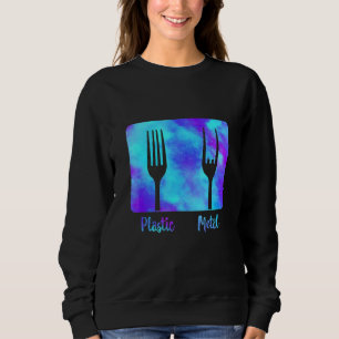 Sweatshirt Roche Fork En Métal Plastique Sur Métal Lourd Musi