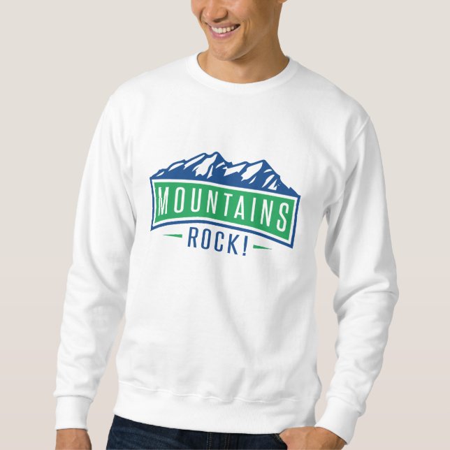 Sweatshirt Rocher des montagnes (Devant)
