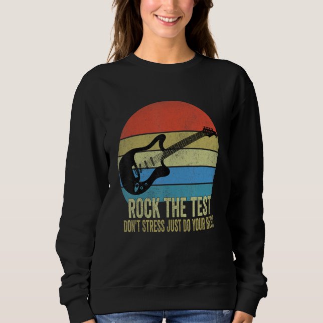 Sweatshirt Rocher Le Test Point Stress Test Day Test Test Day (Devant)
