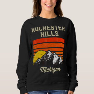 Sweatshirt Rochester Hills Michigan Hometown City State Usa