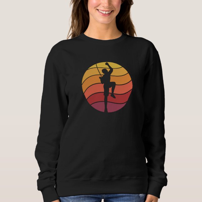 Sweatshirt Rock Escalade Climber Retro (Devant)
