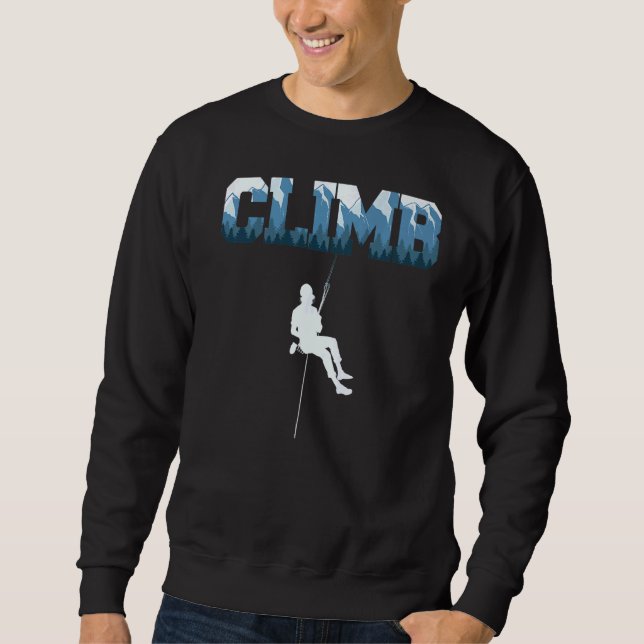 Sweatshirt Rock Escalade Mountaineer Bouldering Climat (Devant)