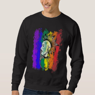 Sweatshirt Rock & Roll Skeleton Nurse Hospital Satan Medicine