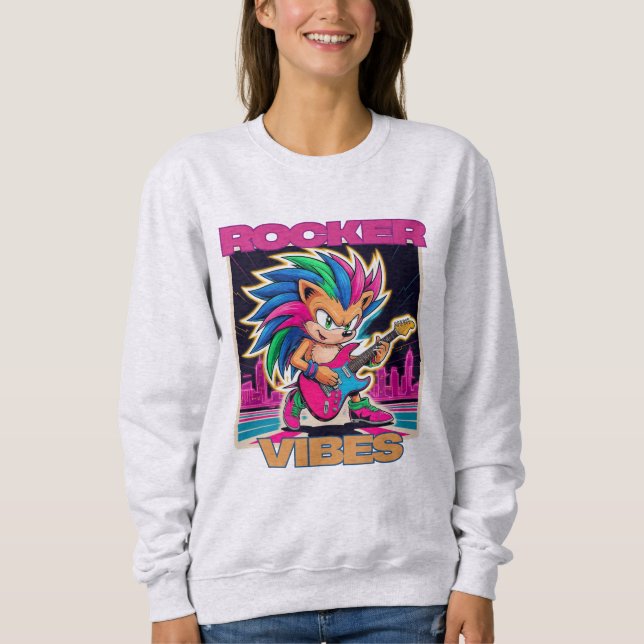 Sweatshirt Rocker Hedgehog (Devant)