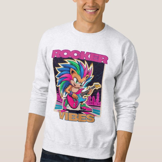 Sweatshirt Rocker Hedgehog (Devant)