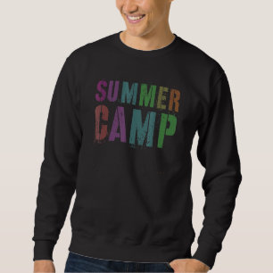 Sweatshirt Rockin' Summer Camp 2022 Hôte Summer Counselor Tea