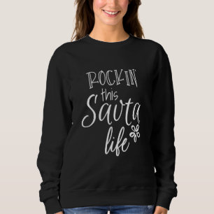 Sweatshirt Rockin This Savta Life Hébreu Israël Juif Grand
