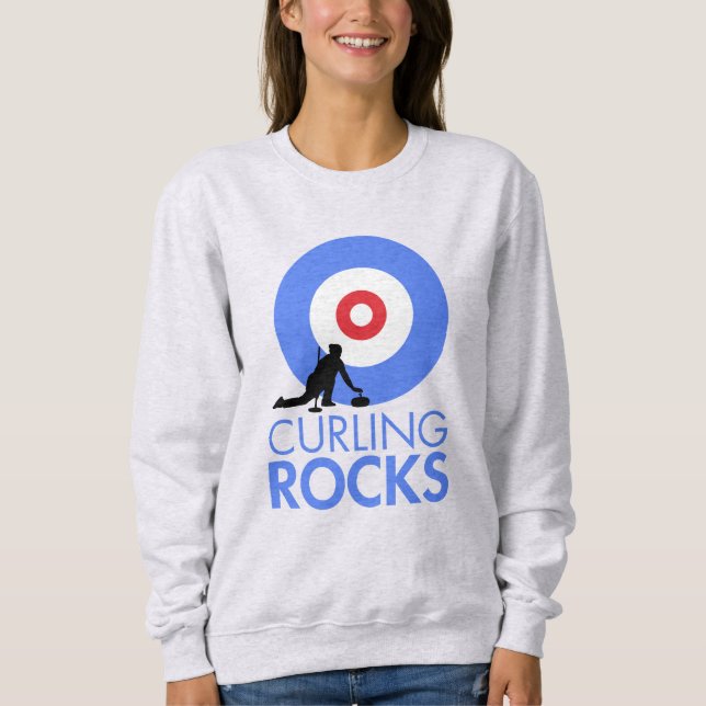 Sweatshirt Rocks de curling (Devant)