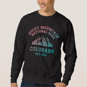 Sweatshirt Rocky Mountain National Park Colorado USA Gradient