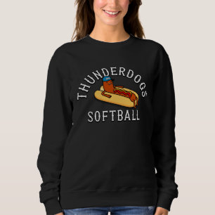 Sweatshirt Rocky Mountain Thunder Softball Hotdog TonnerreCh