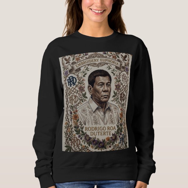 Sweatshirt Rodrigo Roa Duterte-Président des Philippines (Devant)