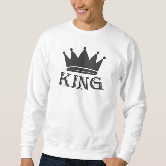 Sweatshirt Roi de couronne (Devant)