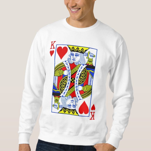 Sweatshirt Roi des Coeurs (Devant)