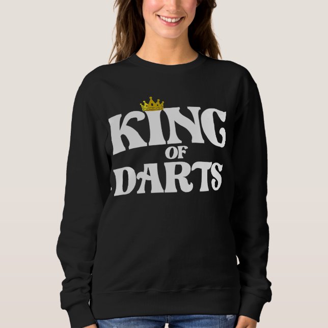 Sweatshirt roi des fléchettes (Devant)