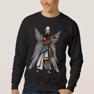 Sweatshirt Roi sumérien antique de Dieu étranger d'Anunnaki