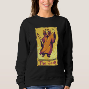 Sweatshirt Rôle Jeu de Geek Pixel Caractère Carte Tarot