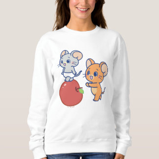 Sweatshirt Rollage Anime Tuffy et Jerry Apple