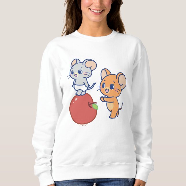 Sweatshirt Rollage Anime Tuffy et Jerry Apple (Devant)
