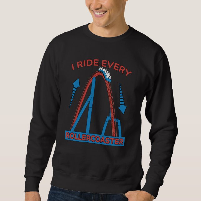 Sweatshirt Roller Dessous de verre Park Amusement Park Cadeau (Devant)