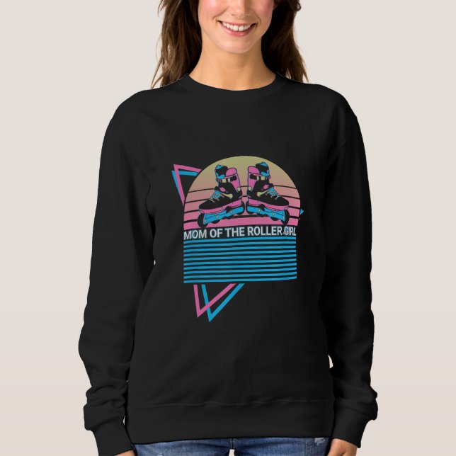 Sweatshirt Roller Skate Roller Skating Mom Retro Mom Of The R (Devant)
